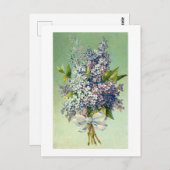 Carte postale : Beau bouquet de lavande (Devant / Derrière)