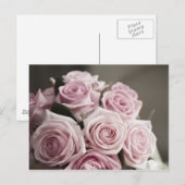 Carte Postale Beau bouquet rose (Devant / Derrière)