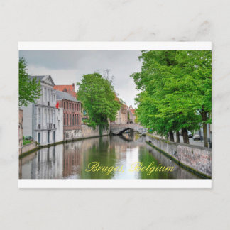 Carte Postale Beau canal Bruge