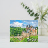 Carte Postale Beau château Eltz, Allemagne (Debout devant)