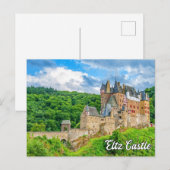 Carte Postale Beau château Eltz, Allemagne (Devant / Derrière)