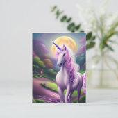 Carte Postale Beau Cheval de licorne Whimsical (Debout devant)
