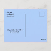 Carte Postale Beau chien de montagne bernois (Dos)