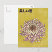 Carte Postale Beau Chrysanthème (Devant / Derrière)