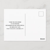 Carte Postale Beau ciel bleu avec cygnes volants (Dos)