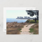 Carte Postale Beau ciel clair à la plage. (Devant / Derrière)