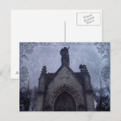 Carte Postale Beau cimetière gothique crypte (Devant / Derrière)