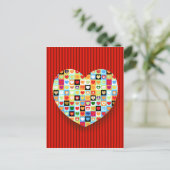 Carte Postale Beau Coeur (Debout devant)