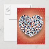 Carte Postale Beau Coeur (Devant / Derrière)