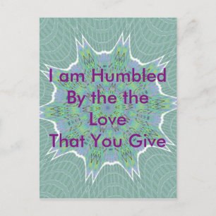 Carte Postale Beau Cool Extraordinaire Vert motif Floral Design