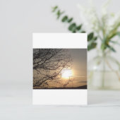 Carte Postale Beau coucher de soleil avec rampes (Debout devant)