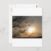 Carte Postale Beau coucher de soleil avec rampes (Devant / Derrière)