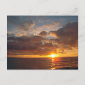 Carte Postale Beau coucher de soleil de Maui