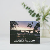 CARTE POSTALE BEAU COUCHER DE SOLEIL RICHMOND VIRGINIA (Debout devant)