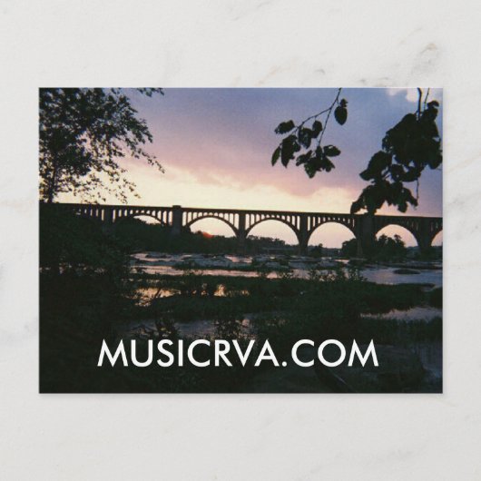 CARTE POSTALE BEAU COUCHER DE SOLEIL RICHMOND VIRGINIA (Devant)