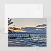 Carte Postale Beau coucher du soleil à Montego Bay, Jamaïque (Devant / Derrière)