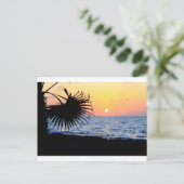 CARTE POSTALE BEAU COUCHER DU SOLEIL DE PLAGE (Debout devant)