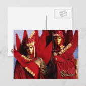 Carte Postale Beau couple d'amoureux (Devant / Derrière)