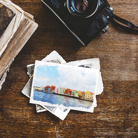 Carte Postale Beau Curacao Island Travel