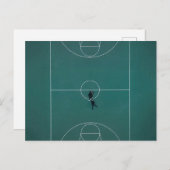 Carte Postale Beau design de basket-ball (Devant / Derrière)