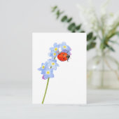 Carte Postale Beau dessin de Ladybug (Debout devant)