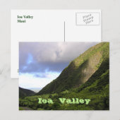 Carte Postale "Beau éclairage au-dessus de la VALLÉE DE L'IOA, M (Devant / Derrière)