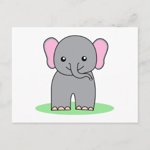 Carte Postale Beau éléphant