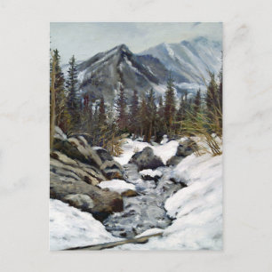 Carte Postale Beau Estes Park Colorado Winter Stream