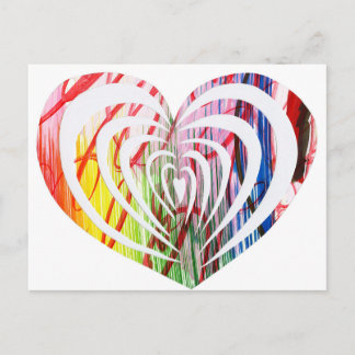Carte Postale Beau et original design moderne HeART!