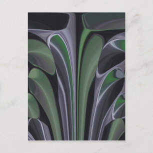 Carte Postale Beau Extraordinaire Vert Aurora Texture Art Design