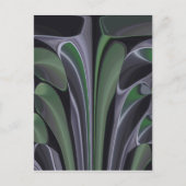 Carte Postale Beau Extraordinaire Vert Aurora Texture Art Design (Devant)