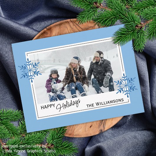 Carte Postale Beau Faux Parties scintillant Faux Flugles De Neig