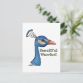 Carte Postale Beau guerrier (Debout devant)