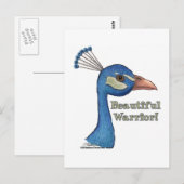 Carte Postale Beau guerrier (Devant / Derrière)