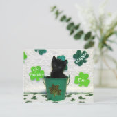 Carte Postale Beau Jack's St. Patrick's Day Chat / Kitten (Debout devant)