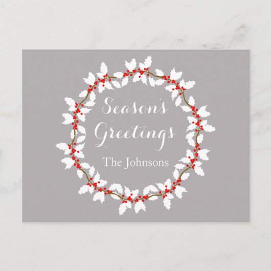 Carte Postale Beau Joyeuses Fêtes (Devant)