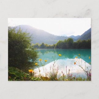 Carte Postale Beau lac dans les Alpes, Slovénie