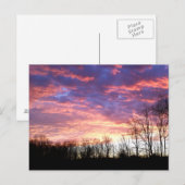 Carte Postale Beau lever de soleil hivernal (Devant / Derrière)