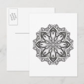 Carte Postale Beau Mandala (Devant / Derrière)