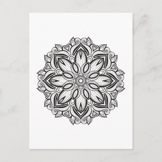 Carte Postale Beau Mandala (Devant)
