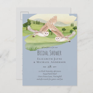 Carte Postale Beau Mariage OWLS