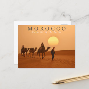 Carte Postale Beau Marrakech Sunset Maroc Désert