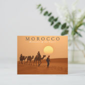 Carte Postale Beau Marrakech Sunset Maroc Désert (Debout devant)