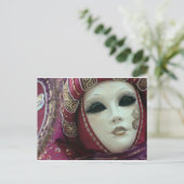 Carte Postale beau masque de Venise (Debout devant)