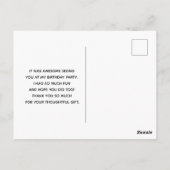 Carte Postale Beau Merci photo à fleurs roses rapprochées (Dos)