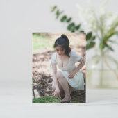 Carte Postale Beau modèle photo asiatique (Debout devant)