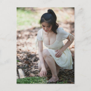 Carte Postale Beau modèle photo asiatique