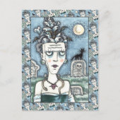 CARTE POSTALE BEAU MONSTRE DÉPLAISANT FRANKENELLA, GRAVES, CAT (Devant)