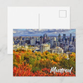 Carte Postale Beau Montréal, Québec, Canada (Devant / Derrière)
