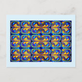 Carte Postale Beau motif d'art (Devant)